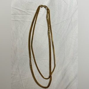 Bracha double chain necklace